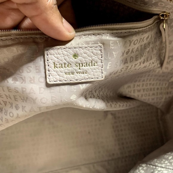 Kate Spade Leather Tan Beige Double Strap Chester Street Allyn Satchel Handbag - Picture 4 of 14